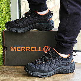 Термо Кросівки MERRELL Чоловічі Чорні з Жовтогарячим Мерел Зимові (розміри: 44) Відео Огляд