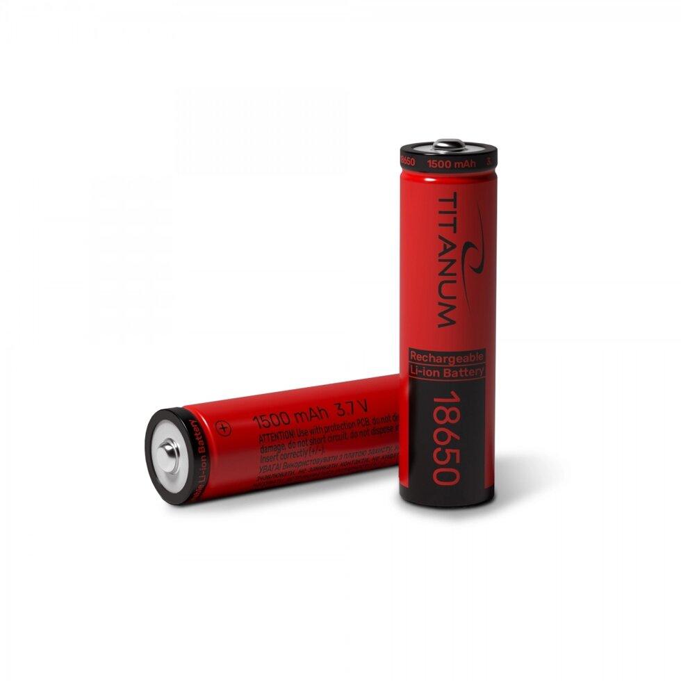 Аккумулятор Titanum 18650 Li-Ion 1500 mAh, 3.7v