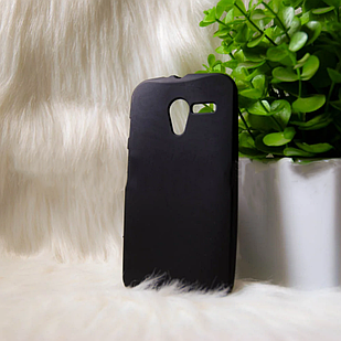 Силіконовий чохол Motorola Moto X "Cool Black Чорний (black)