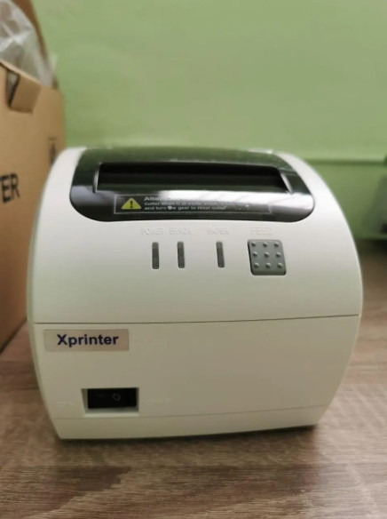 Чековий принтер Xprinter Q260III WI-FI+USB 80мм, обріз, білий