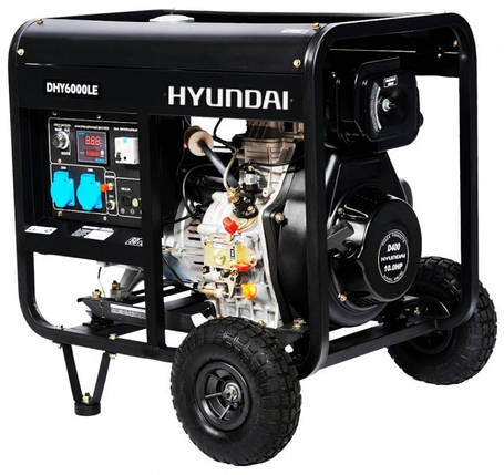 Генератор дизельний Hyundai DHY 6000LE, фото 1