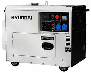 Генератор дизельний Hyundai DHY 6000SE, фото 2