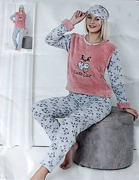 Піжама жіноча флісова тепла Туреччина