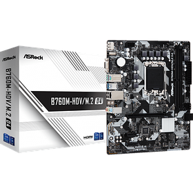 Материнська плата ASRock B760M-HDV/M.2 Socket 1700 (D)