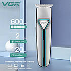 Машинка для стрижки волосся VGR V-008 професійний триммер для бороди, окантувальна машинка для гоління