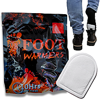 Химическая грелка для ног Foot Warmers, 10ч / Стельки с подогревом / Согревающие стельки / Термостельки