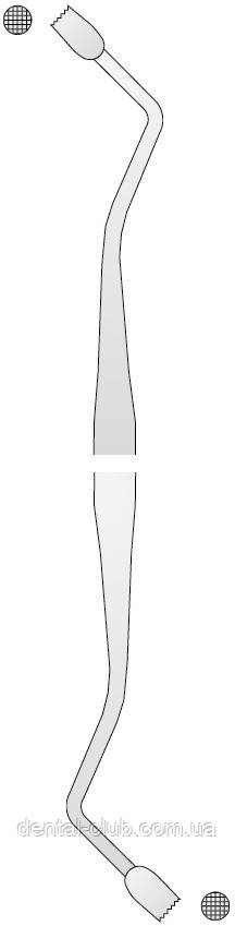Штопфер/гладилка стоматологическая (инструмент для моделирования) M2Z двухсторонняя, Medesy 527/2Z - фото 1 - id-p361239281