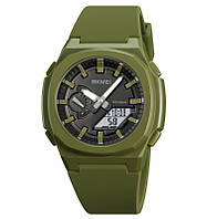 Skmei 2091 зеленые\белые мужские наручные часы