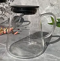 Стильный стеклянный чайник заварник 950мл Edenbrg EB-19043 Чайник с жаропрочного боросиликатного стекла
