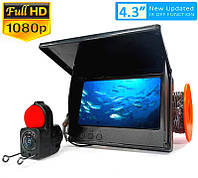 Подводная рыбацкая камера / 4,3"LCD / 5000 мАч / IP68 / 15м Кабель. (+ Паракордовый Браслет)