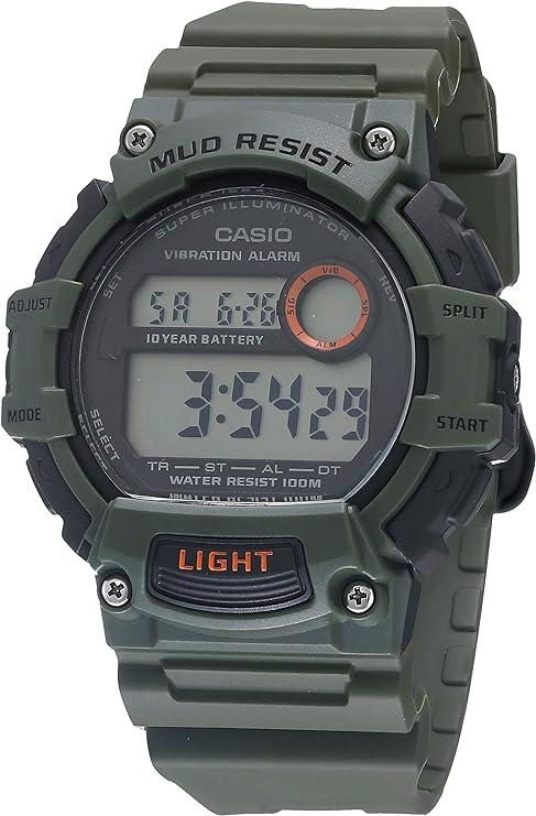 Тактические оригинальные часы Casio TRT-110H-3A с подсветкой водонепроницаемые часы - фото 1 - id-p1790607340