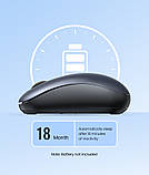 Бездротова Мишка Ugreen - Тихий Клік, 2400 DPI, 2.4G, USB Приймач, Ергономічна - Синя, фото 7