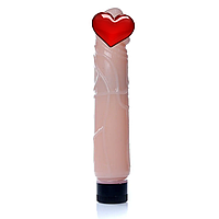 Вібромасажер 20 см*4 см Boss Series — Juicy Jelly Multispeed Skin, потужний