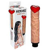 Вібромасажер Boss Series — Hermes Loveclonex 6" з регульованою швидкістю