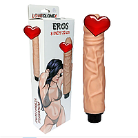 Вібромасажер сильна вібрація Boss Series — Eros Loveclonex 8"