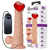 Вібромасажер на присоску BAILE — Beautiful Burag Vibration 9.4" Великий розмір у хлопця