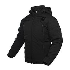 Куртка зимова Поліція Vik-Tailor SoftShell Чорна, Вік-Тейлор