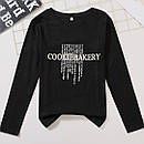 Жіночий лонгслів з бавовни, фото 3