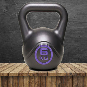 Гиря вінілова на 6 кг RN-Sport (AS-006)