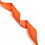 Коса бейка з бавовни морквяного кольору (ширина 18 мм), фото 3