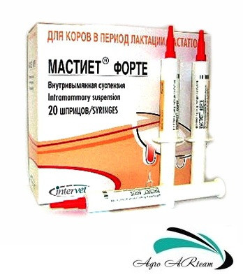 Мастіет Форте, суспензія шприц 8 г, (Інтервет), Нідерланди