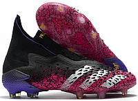 Бутсы Adidas Predator Freak + FG адидас предатор фрик розовые футбольная обувь адидас с носком без шнурков 40