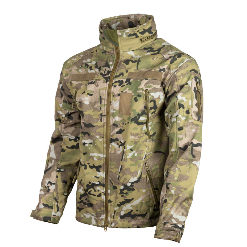 Куртка Vik-Tailor SoftShell с липучками для шевронов Multicam, Вік-Тейлор, фото 1