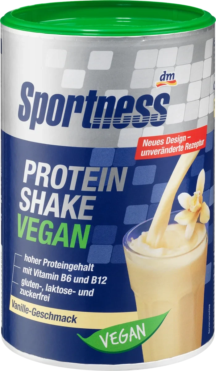 Протеїновий порошок Sportness Eiweiß-Shake Pulver, Vegan, Vanille, 350 гр.