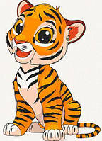 Картини за номерами   "Тигреня" Art Craft  30*30