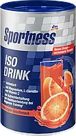 Спортивний напій Sportness Iso-Drink зі смаком червоного апельсина, 750 гр.