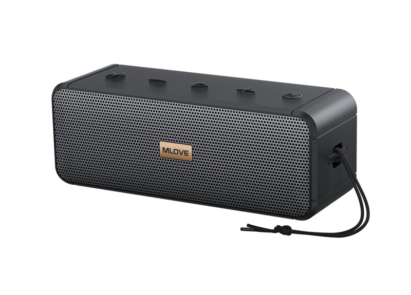Портативна акустика MLOVE S203 IPX7 Waterproof Чорна, фото 1
