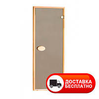 Двери для бани ПАЛ 70х190 см (бронза) 8 мм