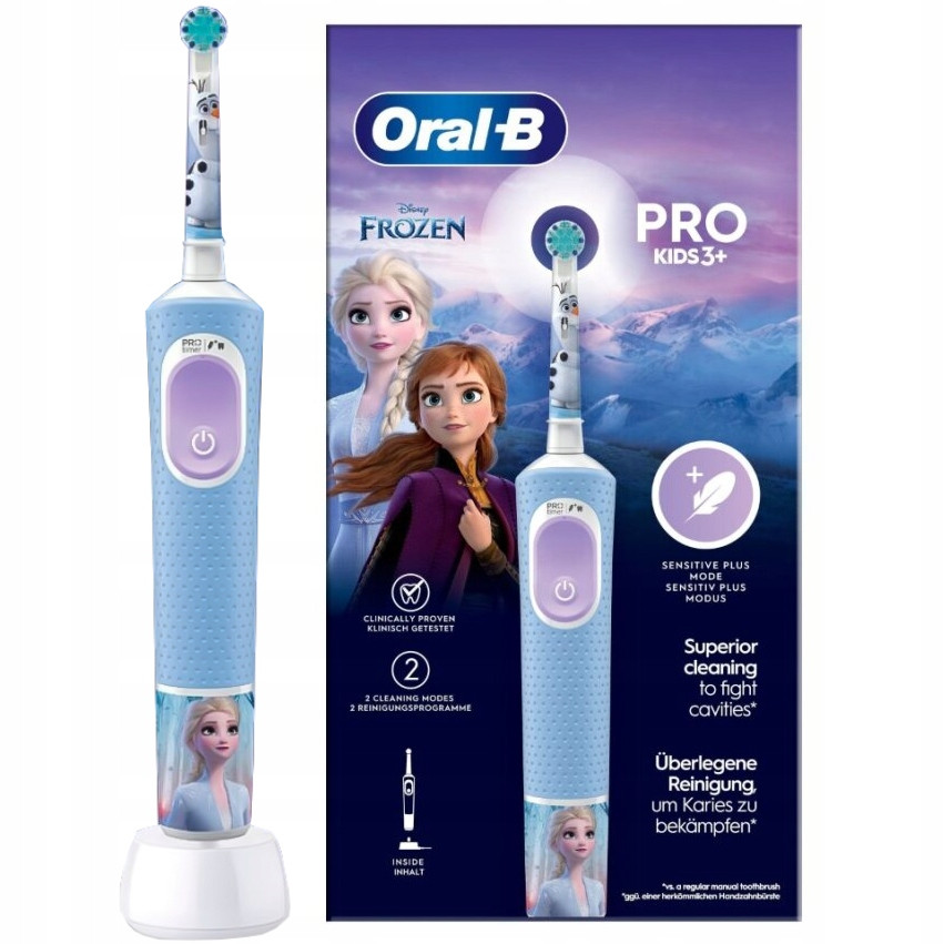 Електрична зубна щітка дитяча Braun Oral-B D103 Pro Kids Frozen