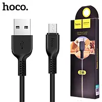 Кабель Micro USB Hoco X20 2m Black