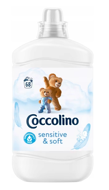Ополіскувач для прання Coccolino Sensitive Soft 1.7 л 68 прань, фото 1