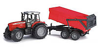 Трактор с прицепом Bruder Massey Ferguson 7480 М1:16 (02045)