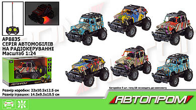 Радіокеровані машини АВТОПРОМ арт. AP8835 батарей. 22*12,5*10,5см