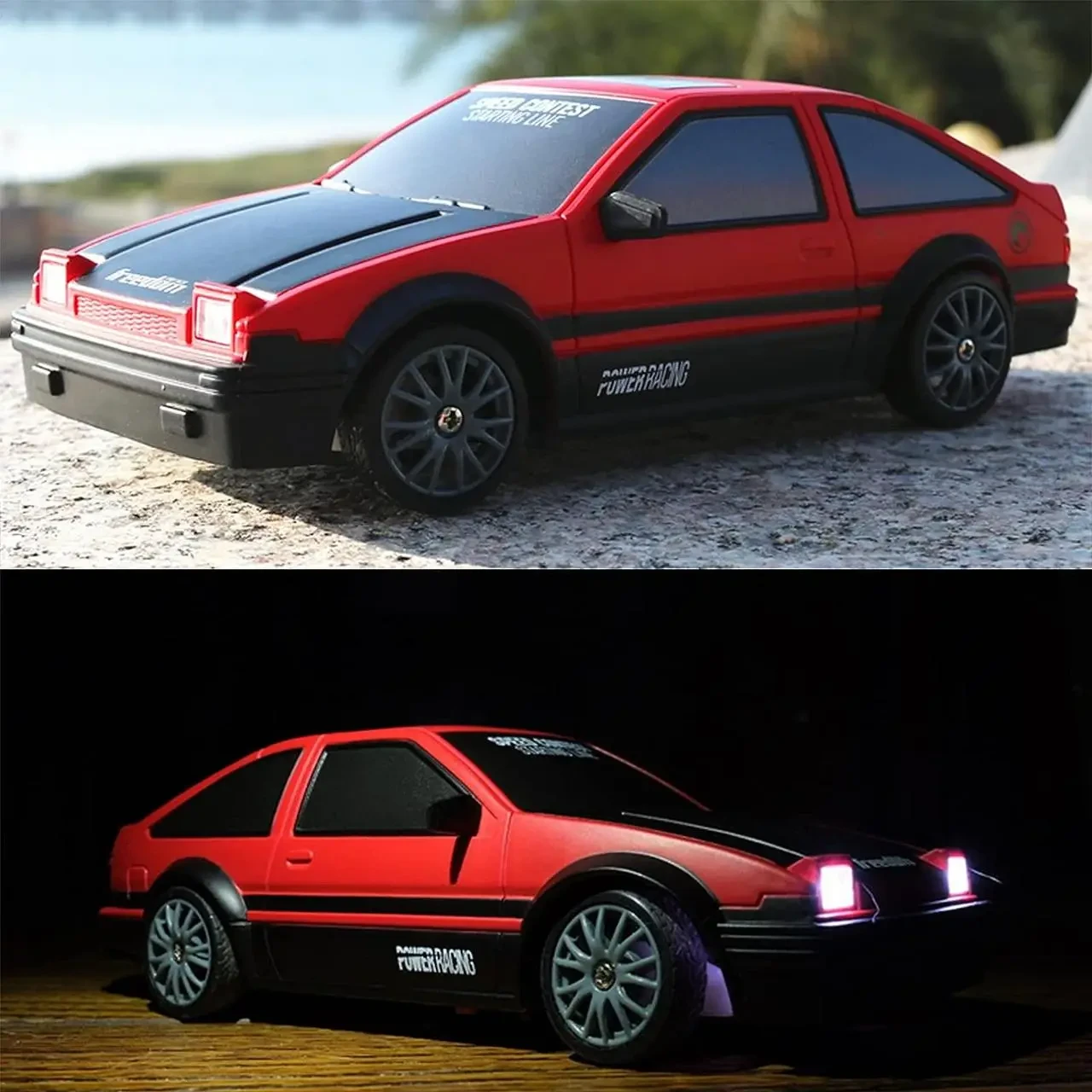 Машинка для дрифту на радіокеруванні 1:24 Toyota AE86 Sprinter Trueno 4WD / Тойота на радіокеруванні дрифт - фото 7 - id-p1894970995