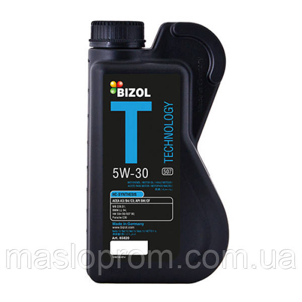 Синтетична моторна олива — BIZOL Technology 5W-30 507 1л