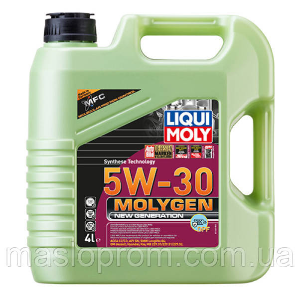 (Подарунок повітряний фільтр) Синтетична моторна олива — Molygen New Generation DPF 5W-30 4 л.