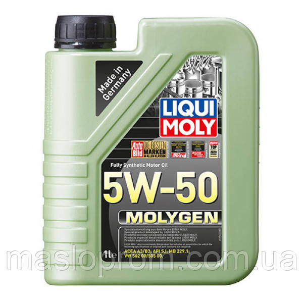 Синтетична моторна олива — Molygen 5W-50 1 л.