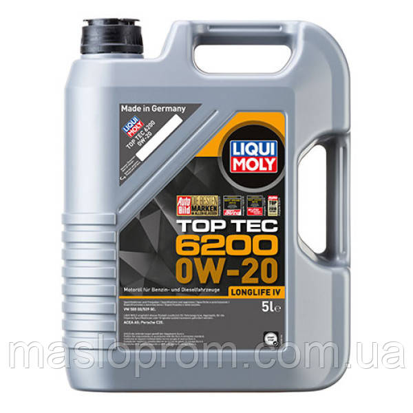 Синтетична моторна олива — Top Tec 6200 0W-20 5 л.