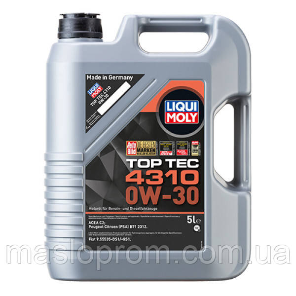 Синтетична моторна олива — Top Tec 4310 0W-30 5 л.