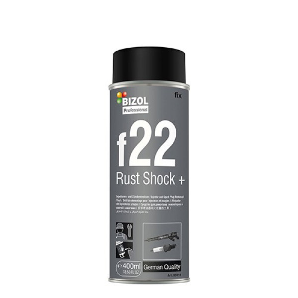 Засіб для демонтажу форсунок і свічок BIZOL Rust Shock+ f22 0,4 л, фото 1