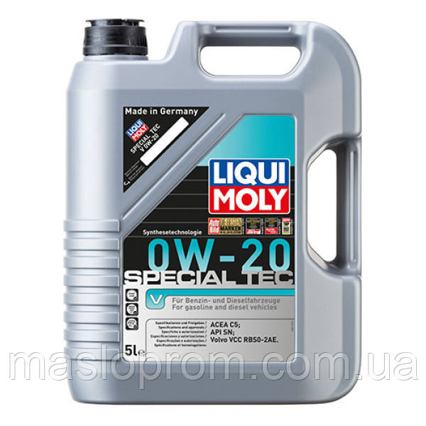 Синтетична моторна олива — Special Tec V 0W-20 5 л.