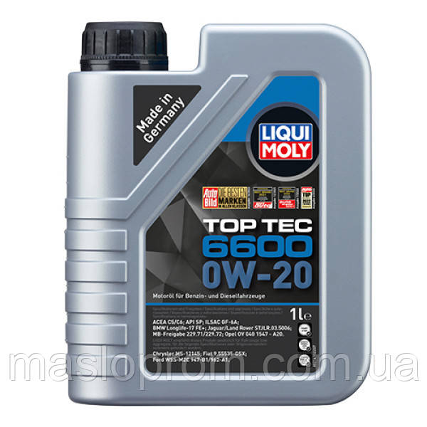 НС-синтетична моторна олива — Top Tec 6600 0W-20 1л.