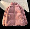 Жіноча стильна куртка пуховик стьобана зимова тепла курточка на підкладці синтепон 250 без капюшона, фото 8