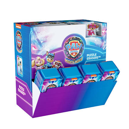 Гумка Щенячий патруль, склад. як конструктор, кор. (сюрприз), 24шт. (мікс видів) в диспл PAWM1210