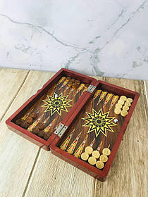 Набір настільних ігор 3 в 1 шахи, шашки, нарди 29х29 (5566C)