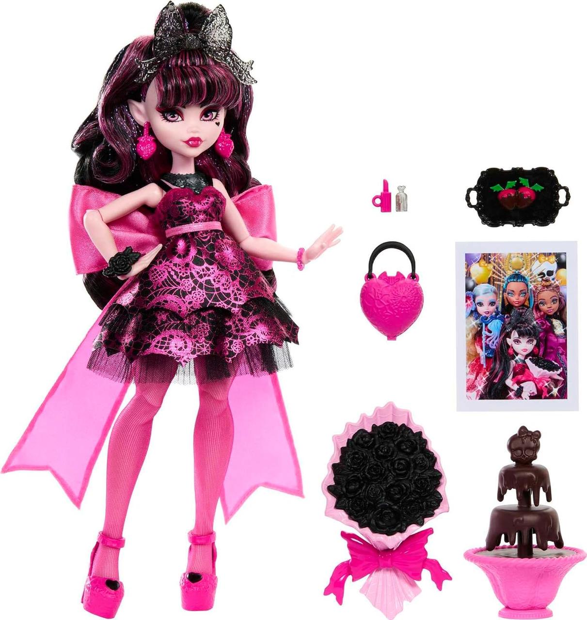 Лялька Mattel Монстер Хай Дракулаура Monster High Draculaura Ball Party HNF68